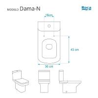 Assento Sanitario Poliester Antibacteriano Dama N Branco Para Vaso Roca