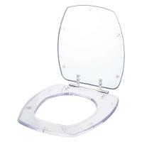 Assento Sanitario Poliester Acrilico Transparente Thema Para Vaso Incepa 6lpf - 2