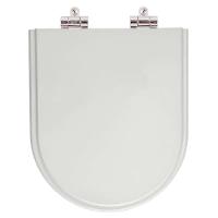 Assento Sanitario Com Amortecedor Carrara Cinza Real Para Vaso Deca - 1