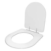 Assento Sanitario Almofadado Oxford Branco Para Vaso Deca - 2