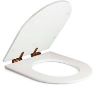 Assento Poliester Soft Close Antimicrobiano Carrara Rose Gold Para Vaso Deca - 2