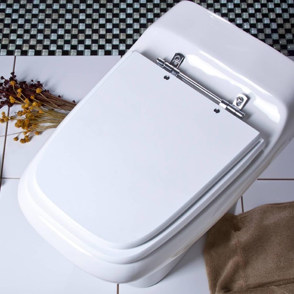 Assento Sanitario Poliester Aero Branco Para Vaso Ideal Standard - 6