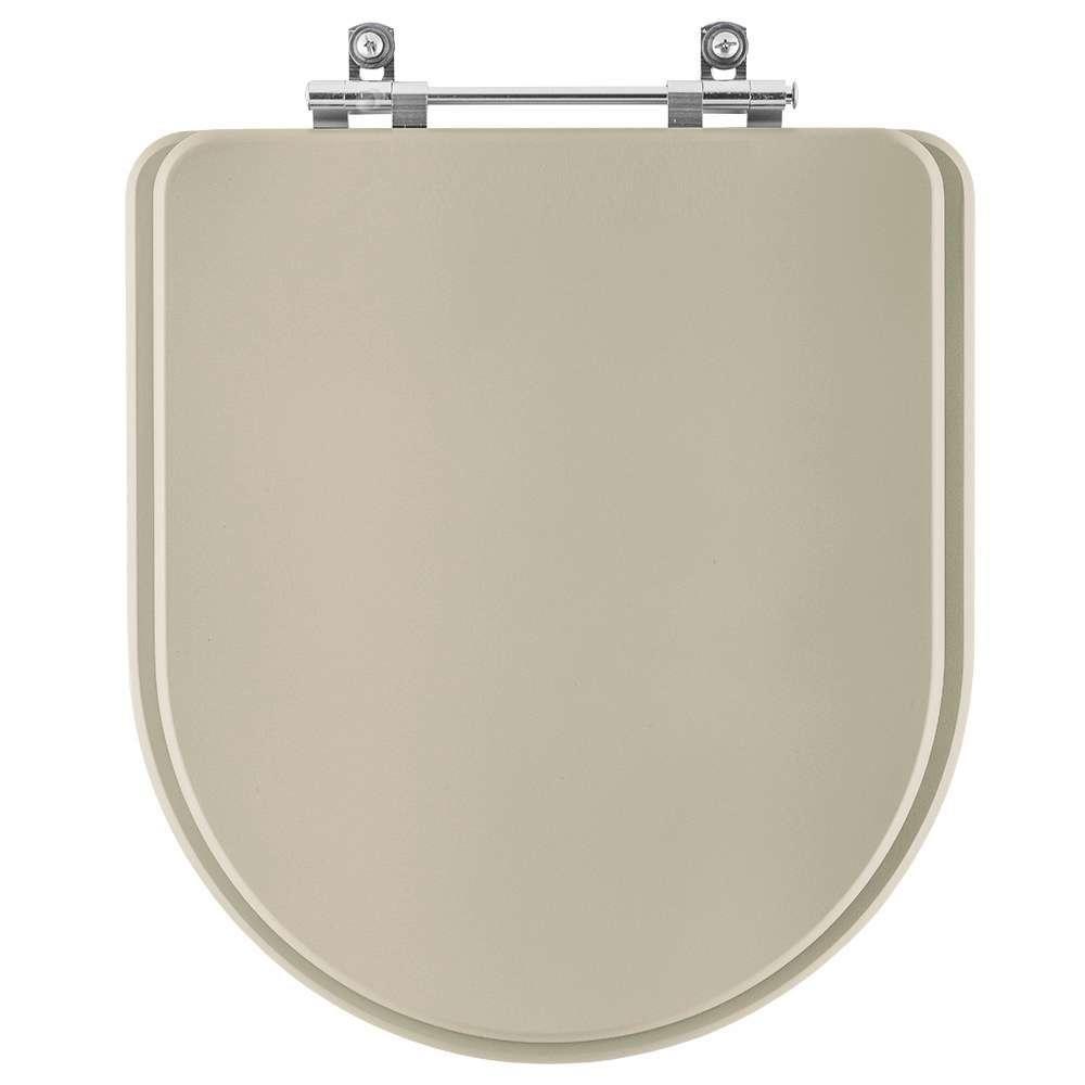 Assento Sanitario Poliester Carrara Bege Saara Para Vaso Deca - 1