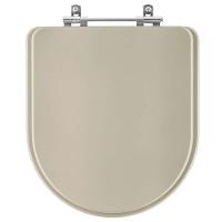 Assento Sanitario Poliester Carrara Bege Saara Para Vaso Deca - 1