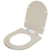 Assento Sanitario Poliester Carrara Bege Saara Para Vaso Deca - 2