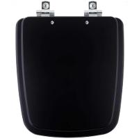 Assento Sanitario Fechamento Lento Boss Matte Black Preto Fosco Para Louça Incepa 6lpf - 1