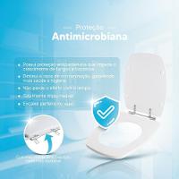 Assento Sanitario Poliester Antibacteriano Stylus Branco Para Vaso Celite - 3
