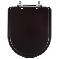 Assento Sanitário Carrara Marrom Fosco Para Vaso Deca - 1