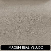 Poltrona Para Sala De Estar Orgânica Kit Com 2 Garbin K04 Veludo Bege - Mpozenato - 5