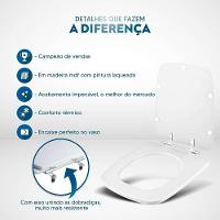 Assento Sanitário Boss Matte Black Preto Fosco Para Vaso Incepa