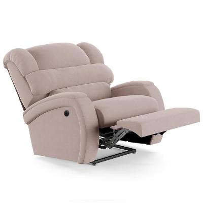 Poltrona Do Papai Reclinável Kalie Power Elétrica Usb Fh9 Veludo Rosê - Mpozenato