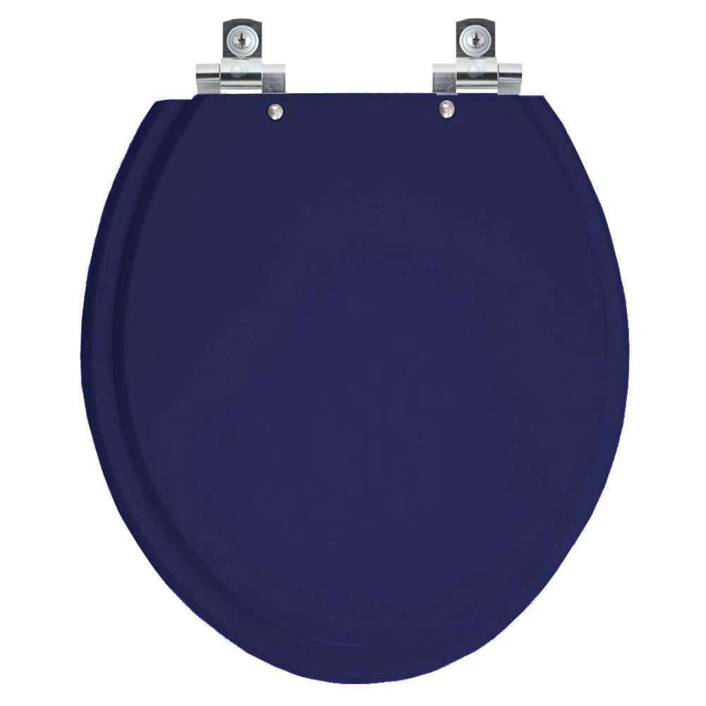 Assento Sanitário Com Amortecedor Convencional Oval Cobalto Para Vaso Ideal Standard - 1