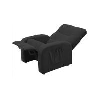 Poltrona Do Papai Reclinável Turim Veludo Preto - Js Móveis - 3