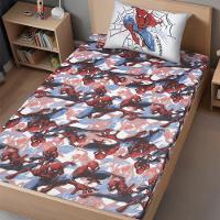 Jogo De Cama Solteiro 2 Pçs Homem-aranha 70% Algodão 30% Poliéster Spider Joy - 1