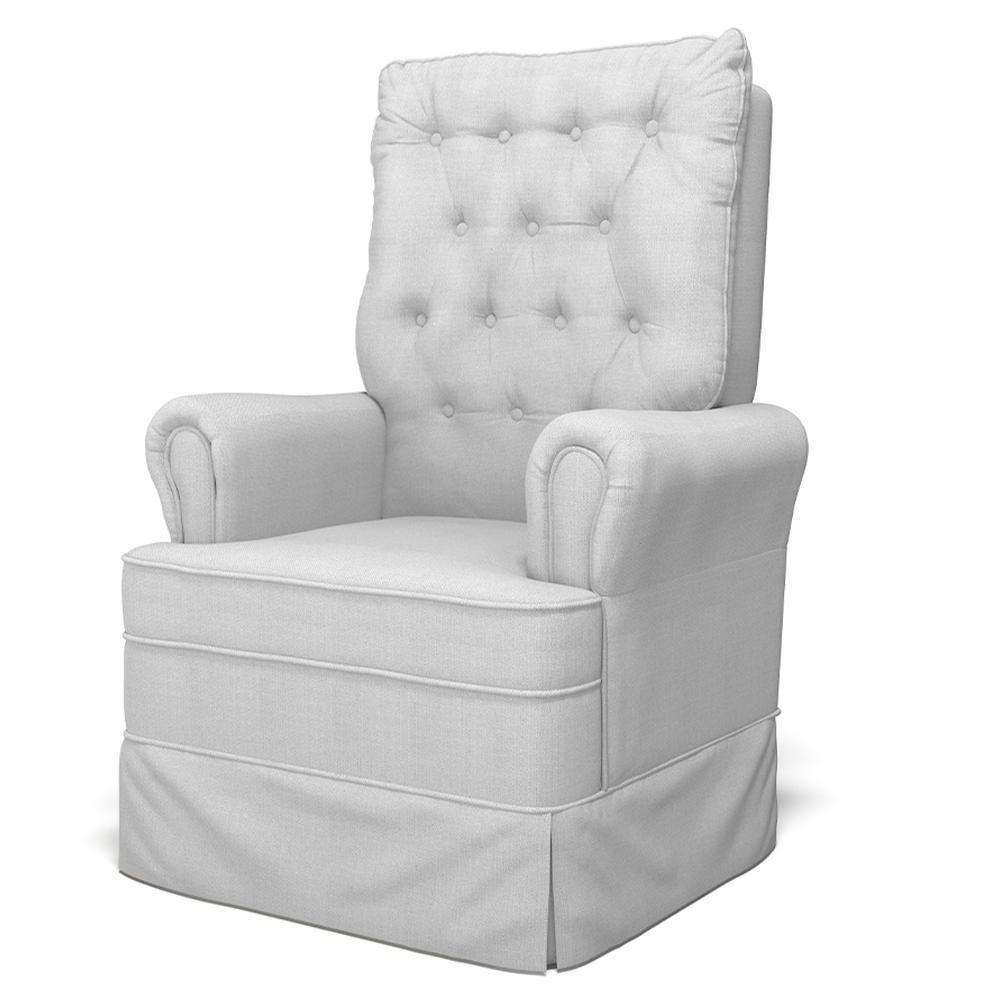 Kit 02 Poltronas De Amamentação E Descanso Com Balanço Laís G05 Linho Cinza - Mpozenato - 8