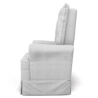 Kit 02 Poltronas De Amamentação E Descanso Com Balanço Laís G05 Linho Cinza - Mpozenato - 5