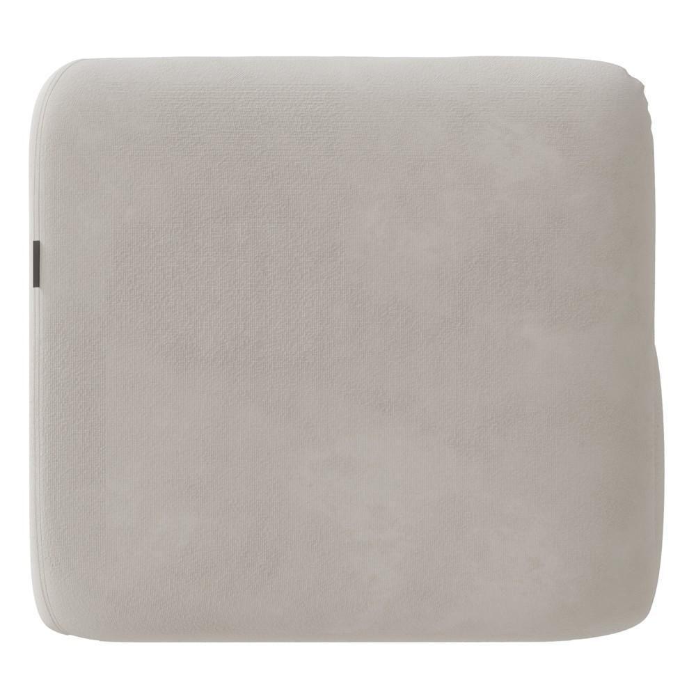 Poltrona Para Sala De Estar Decorativa Kit Com 2 Maggie K04 Veludo Bege - Mpozenato - 9