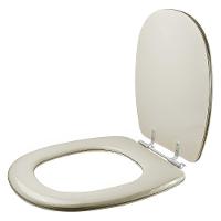 Assento Sanitário Almofadado Aspen Creme Para Vaso Deca - 2