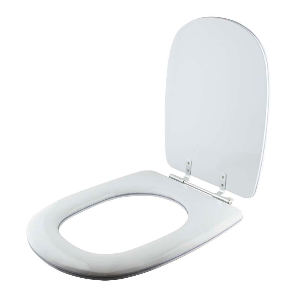 Assento Sanitário Almofadado Paris Branco Para Vaso Ideal Standard - 2