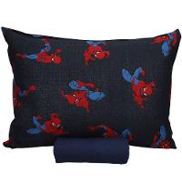 Jogo De Cama Solteiro 2 Pçs Homem-aranha 70% Algodão 30% Poliéster Spider Talke Blue - 6