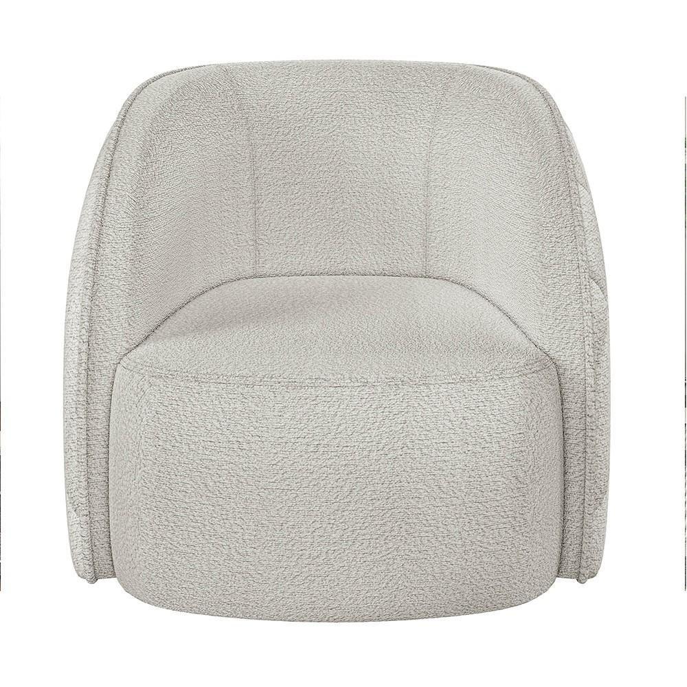 Kit 2 Poltronas Decorativa Para Sala 90cm Tressê Zion M22 Boucle Branco - Mpozenato - 5