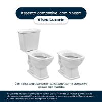 Assento Sanitário Com Fechamento Lento Viseu Verde Para Vaso Luzarte