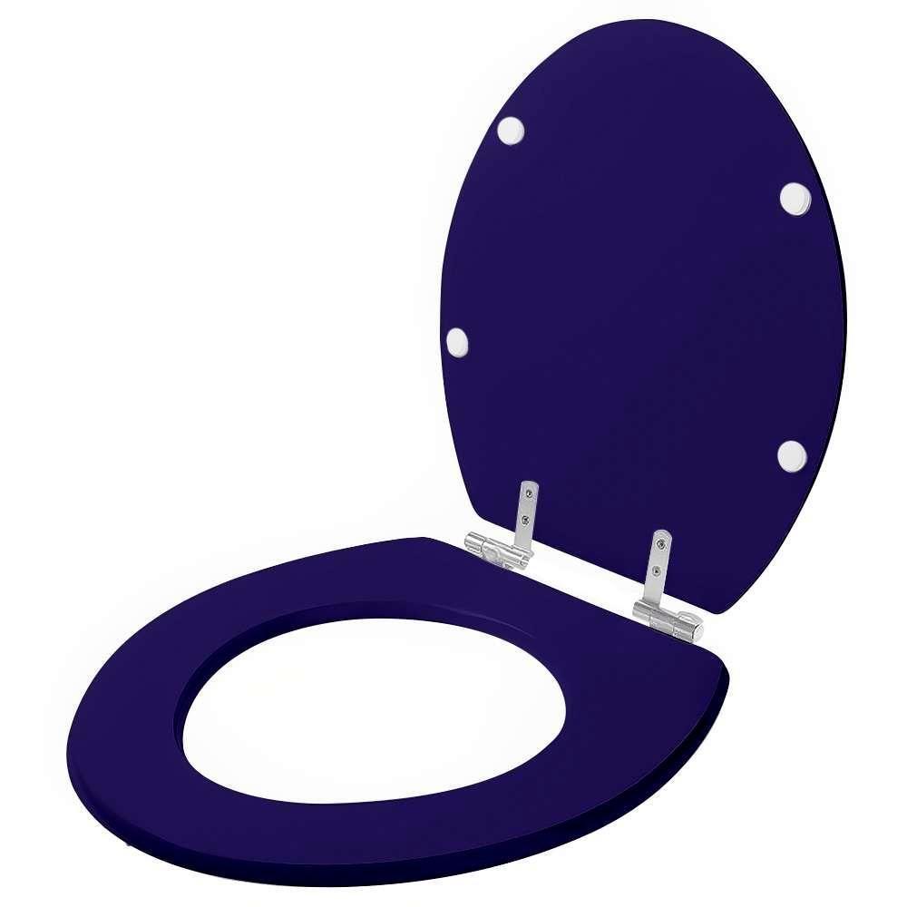 Assento Sanitário Com Fechamento Lento Convencional Oval Cobalto Para Vaso Ideal Standard - 2