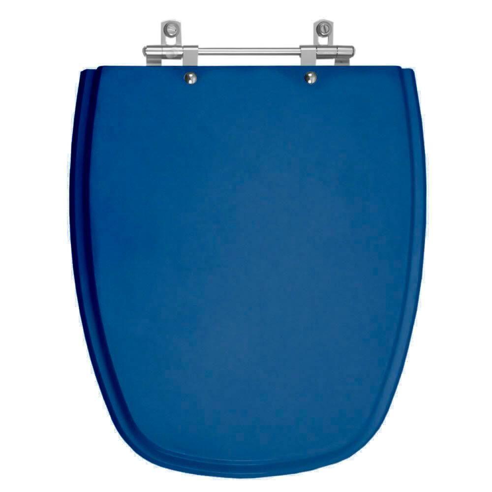 Assento Sanitário Monte Carlo Azul Para Vaso Deca - 1