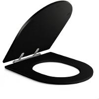 Assento Sanitário Poliéster Luxo Link Lk Ebano Fosco Para Vaso Deca - 2