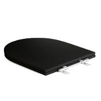 Assento Sanitário Poliéster Luxo Link Lk Ebano Fosco Para Vaso Deca - 5