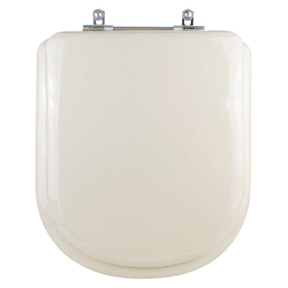 Assento Sanitário Almofadado Etna Bege Claro Para Vaso Icasa - 1