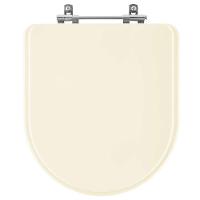 Assento Sanitário Poliester Duomo Plus Creme (bege Claro) Para Vaso Deca - 1