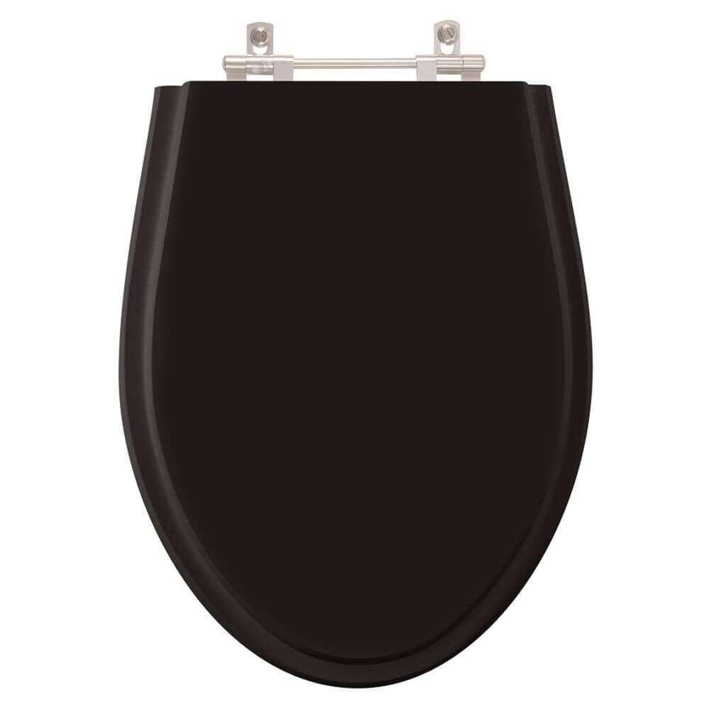 Assento Sanitário Absolute Preto Para Vaso Ideal Standard - 1