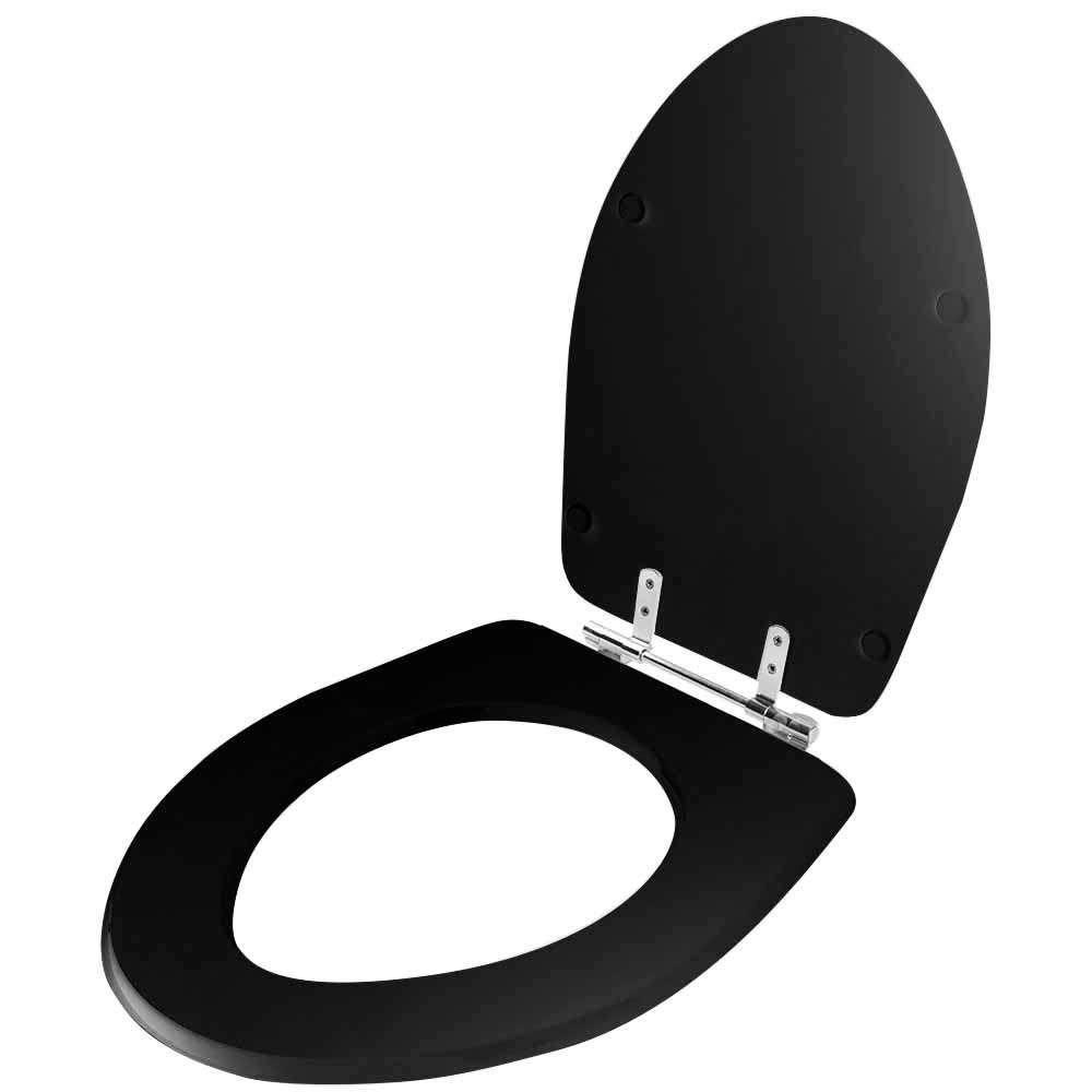 Assento Sanitário Absolute Preto Para Vaso Ideal Standard - 2