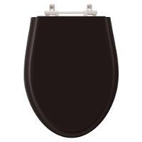 Assento Sanitário Absolute Preto Para Vaso Ideal Standard - 1
