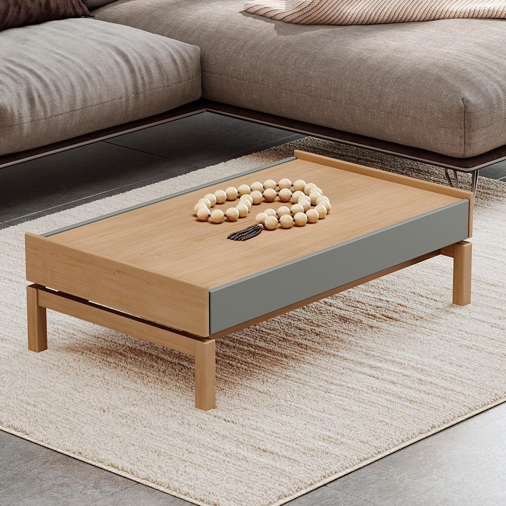 Mesa De Centro 1 Gaveta 100 Cm 2151 Oak Ferrolack Milani Store - 2