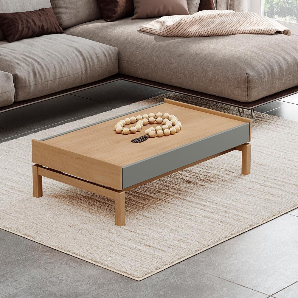 Mesa De Centro 1 Gaveta 100 Cm 2151 Oak Ferrolack Milani Store - 6