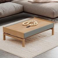 Mesa De Centro 1 Gaveta 100 Cm 2151 Oak Ferrolack Milani Store - 2