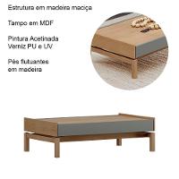 Mesa De Centro 1 Gaveta 100 Cm 2151 Oak Ferrolack Milani Store