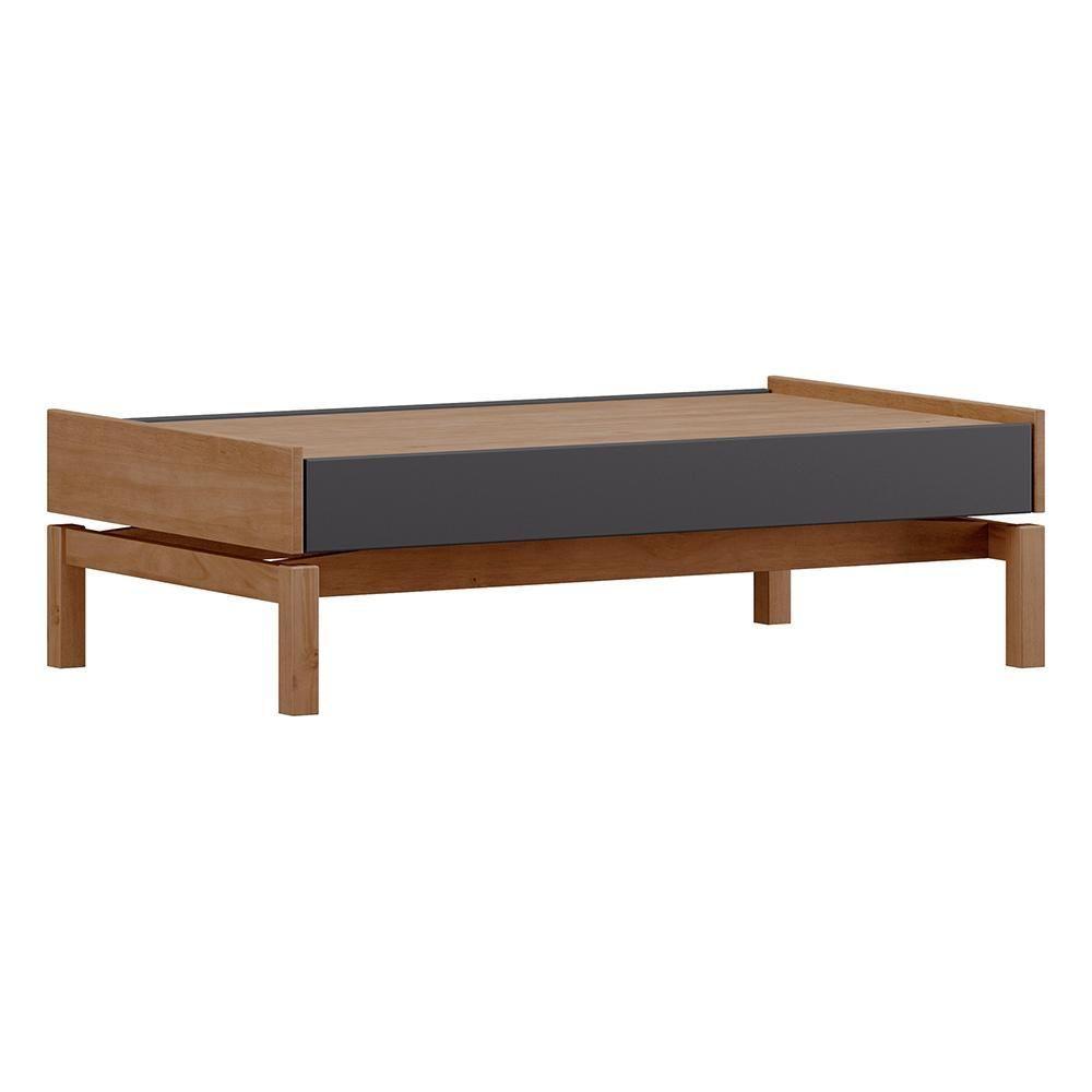 Mesa De Centro 1 Gaveta 100 Cm 2151 Tauari Concret Milani Store - 1