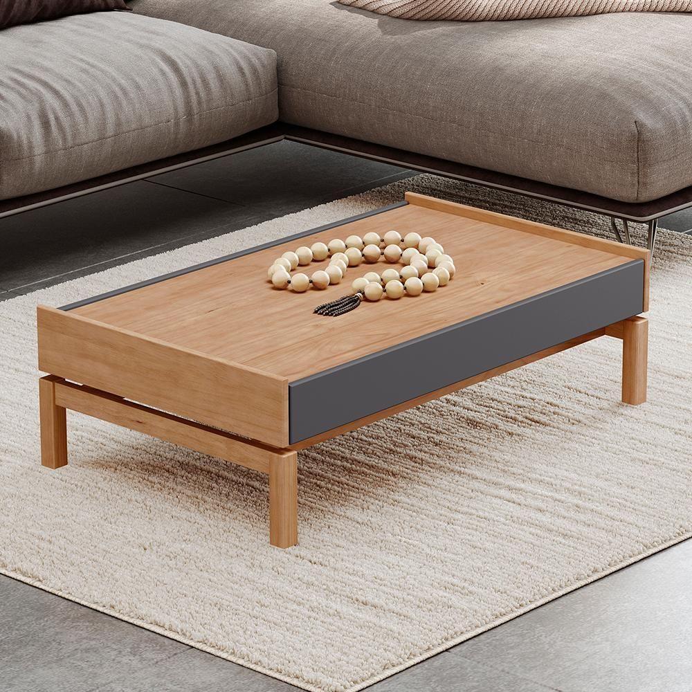 Mesa De Centro 1 Gaveta 100 Cm 2151 Tauari Concret Milani Store - 2