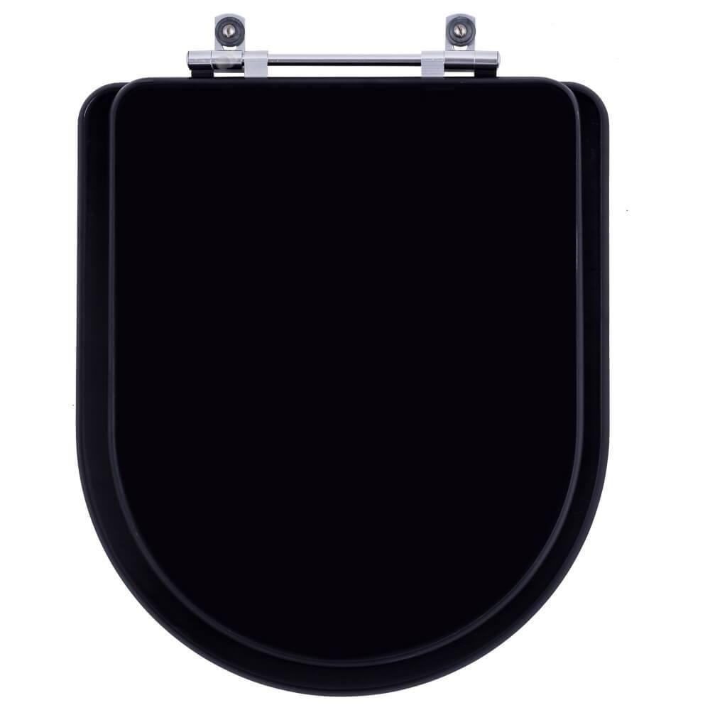 Assento Sanitário Poliéster Lk ébano Fosco Para Louça Deca - 1