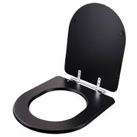 Assento Sanitário Poliéster Lk ébano Fosco Para Louça Deca - 2