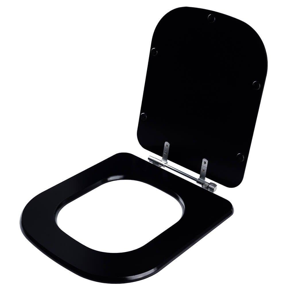 Assento Sanitário Poliéster Axis Ebano Para Vaso Deca - 2