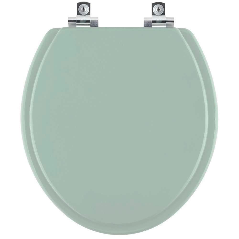 Assento Sanitário Soft Close Convencional Oval Verde Agua Para Vaso Celite - 1