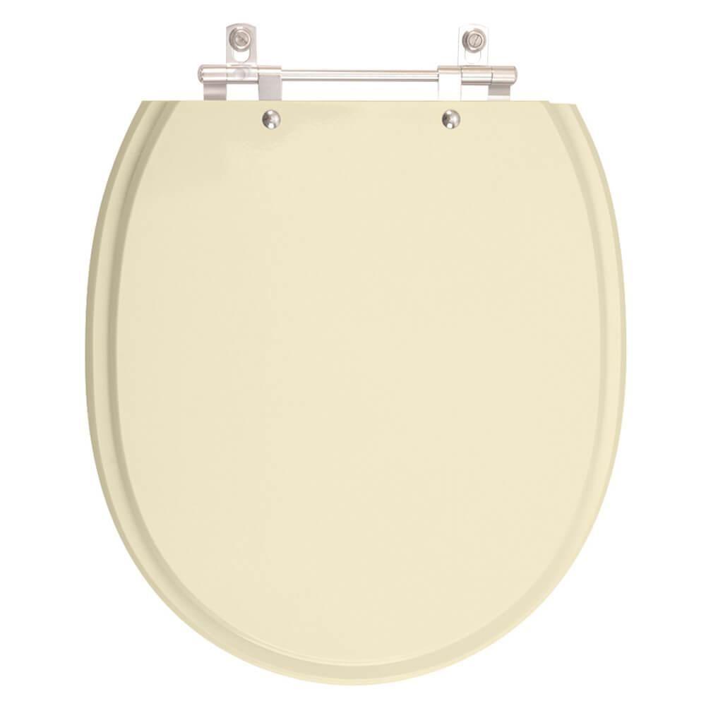 Assento Sanitário Poliester Village Amendoa Para Vaso Deca - 1