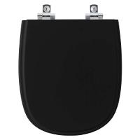 Assento Sanitário Soft Close Donna Preto Para Vaso Santamarina - 1