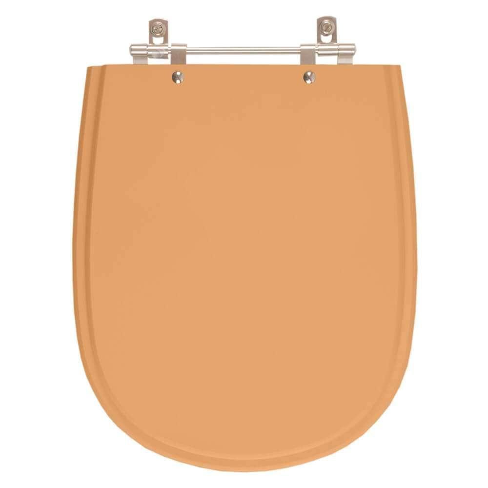 Assento Sanitário Poliester Paris Papaya Para Vaso Ideal Standard - 1
