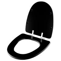 Assento Sanitário Soft Close Aloha Preto Para Vaso Celite - 2