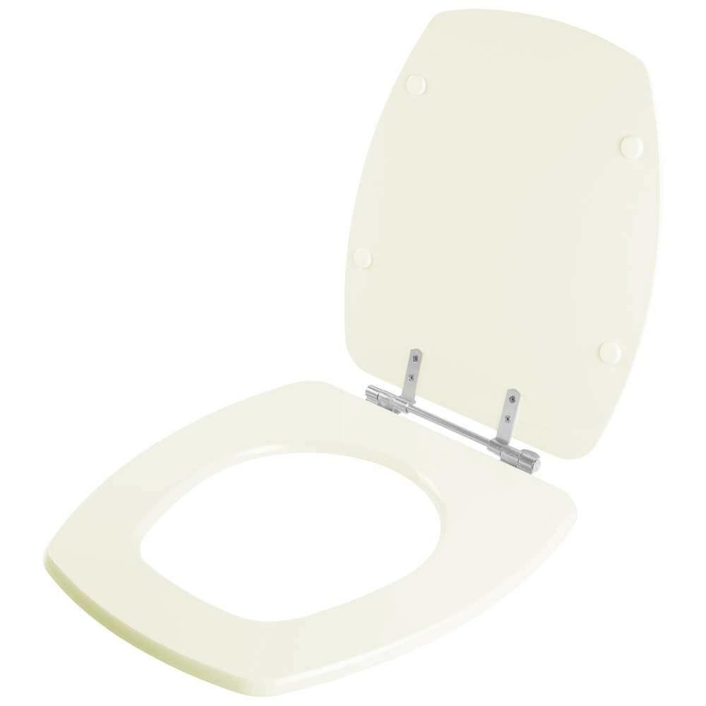 Assento Sanitário Poliester Thema Biscuit (bege Claro) Para Vaso Incepa 6lpf - 2